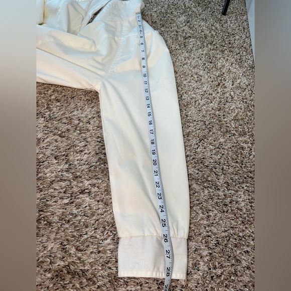 Vintage Sergio‎ Valente Ivory Zip Jacket L 15/16 – Shoulder Pads 80s - Picture 11 of 12